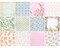 Wrapables 6x6 Decorative Single-Sided Scrapbook Paper for Arts & Crafts Projects, Scrapbooking, Card-Making